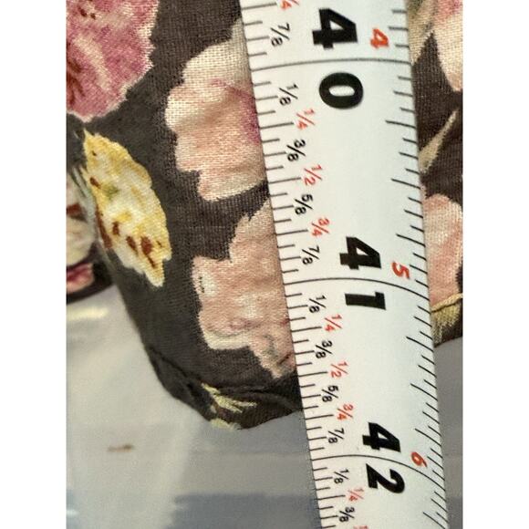 American Rag Floral Lace High Low Dress Cottagecore Boho Cotton Fit flare sz S - Picture 12 of 12